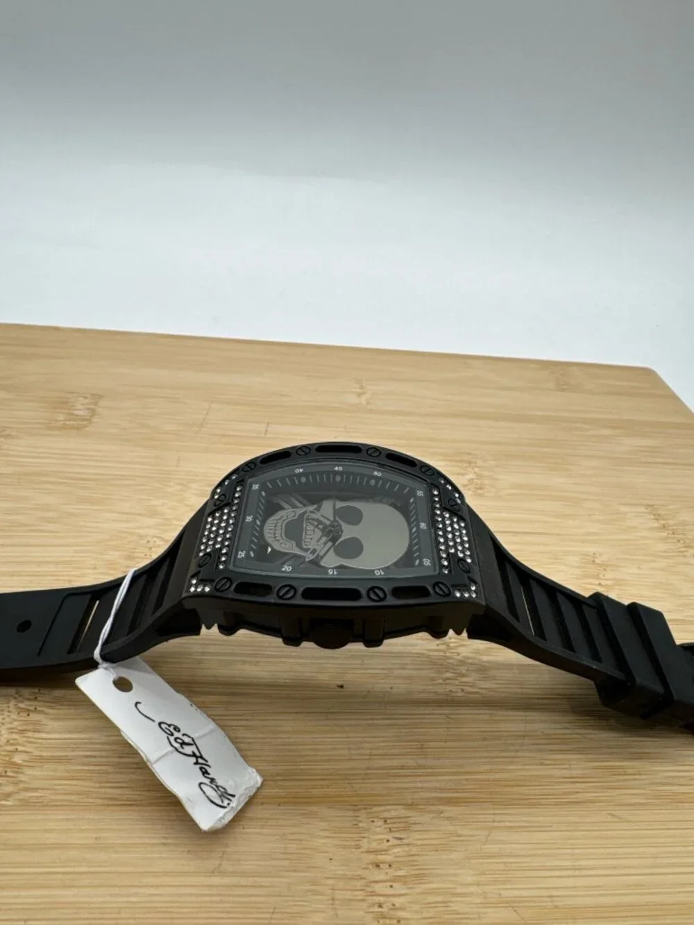 ED HARDY Skull Men's Quartz Movement Analog Watch (2)